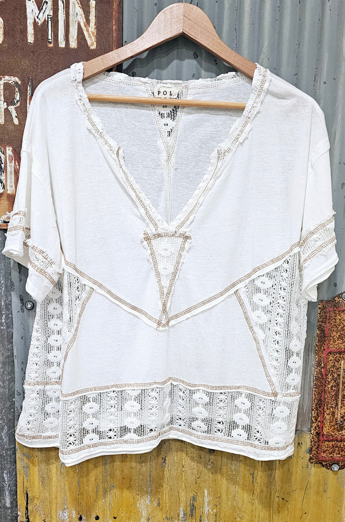 OVERSIZE POL ALL IN THE DETAIL TOP