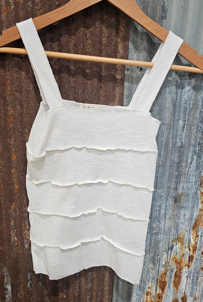 WHITE POL FITTED TANK