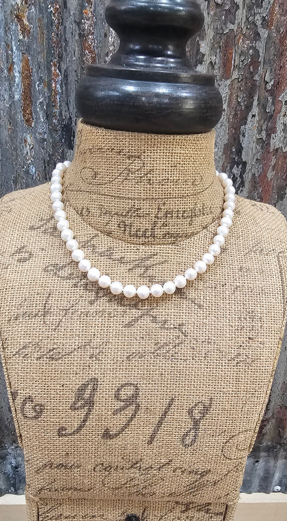 18' GENUINE PEARL NECKLACE ( LONG LAYER OF PEARLS AND PENDANT SOLD SEPARATELY )
