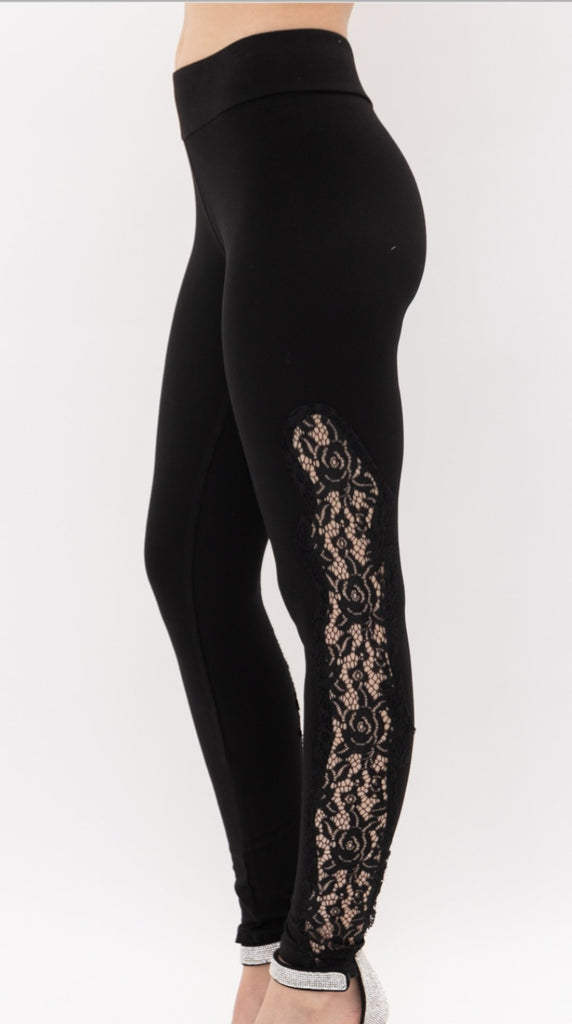 LEGGINGS WITH LACE