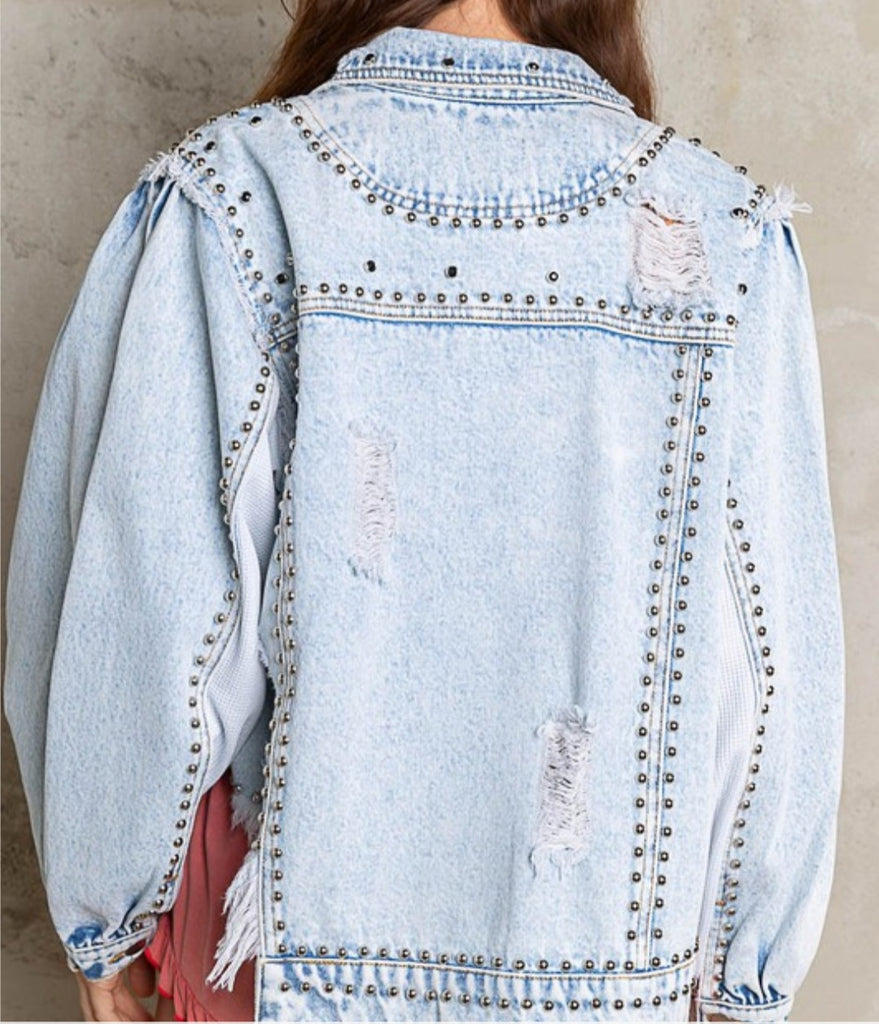 ALL IN THE DETAIL POL DENIM JACKET ( $79.00 )