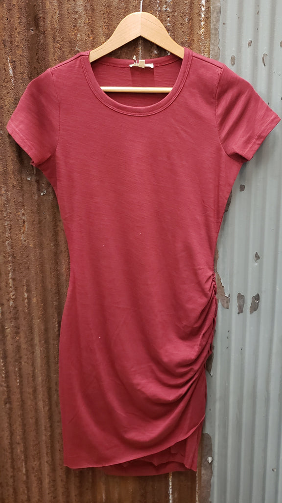 FITTED CASUAL TSHIRT DRESS