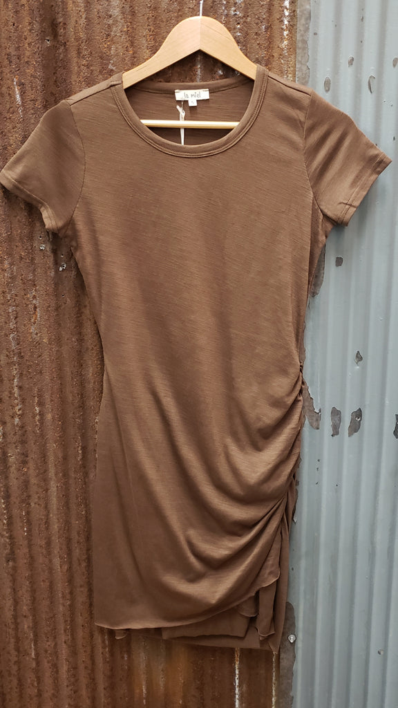 FITTED CASUAL TSHIRT DRESS