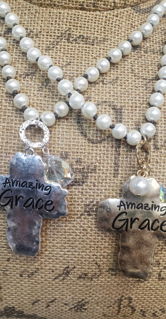 AMAZING GRACE PEARL NECKLACE
