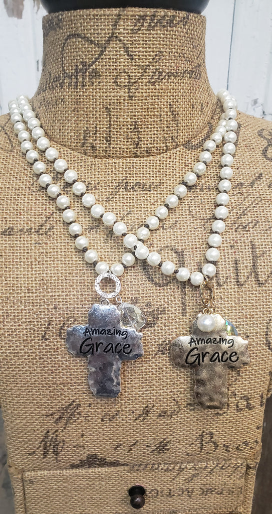 AMAZING GRACE PEARL NECKLACE