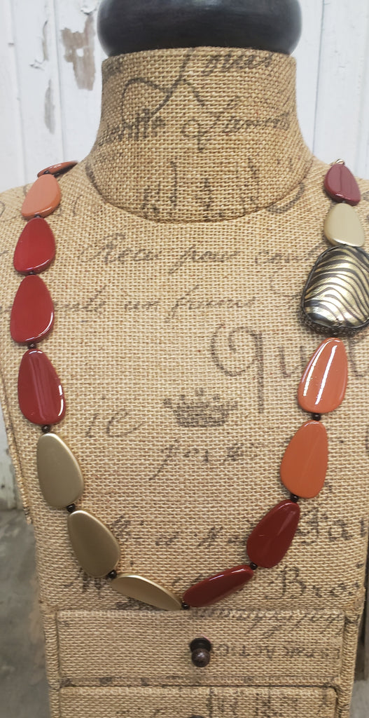 FALL BLEND NECKLACE & EARRING SET