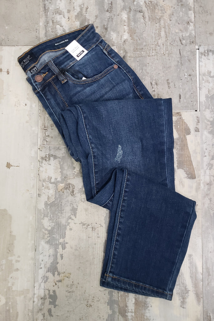 DARK WASH RELAXED FIT NO HOLES JUDY BLUE