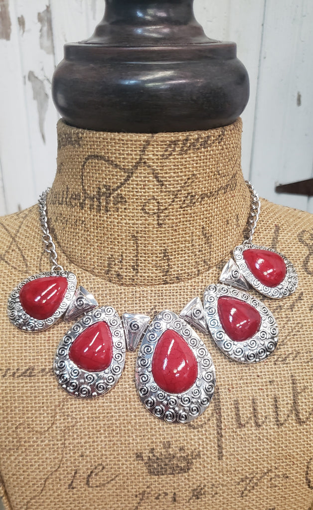 WESTERN VIBE NECKLACE & EARRING SET