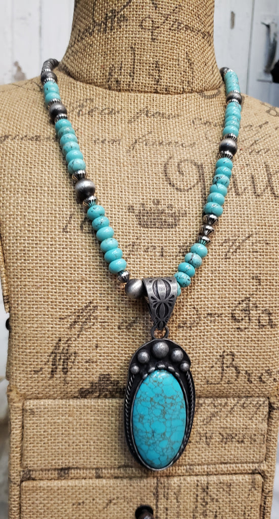 WESTERN VIBE TURQ NECKLACE