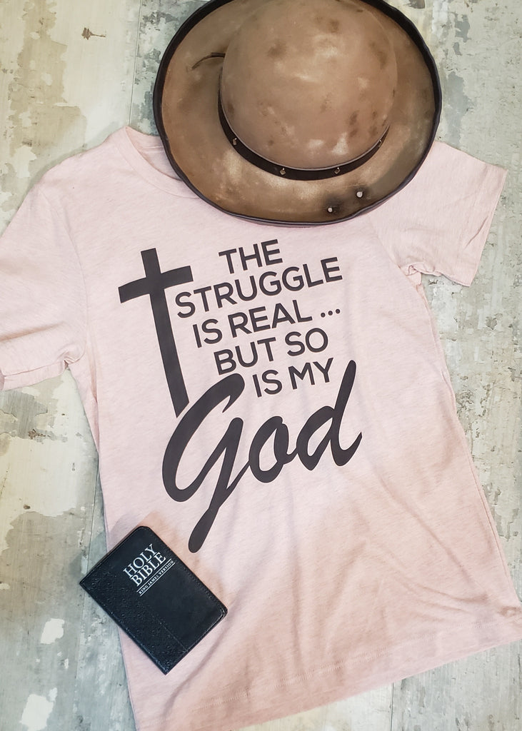 PINK THE STRUGGLE IS REAL...BUT GOD !